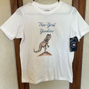 MLB Tiny Turnip NY Yankees T-Rex Graphic T-Shirt